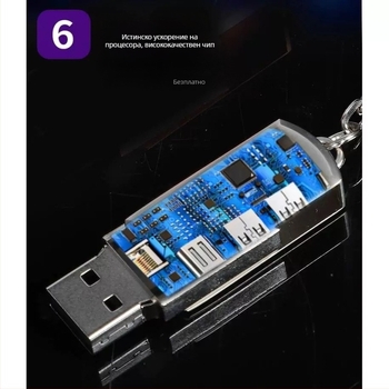 Автомобилен USB флаш драйв MP3 — модел 411, памет 128 милиона, MP3 възпроизвеждане