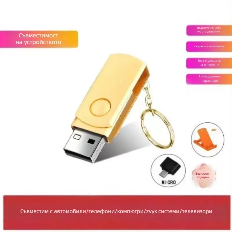 Автомобилен USB флаш драйв MP3 — модел 411, памет 128 милиона, MP3 възпроизвеждане