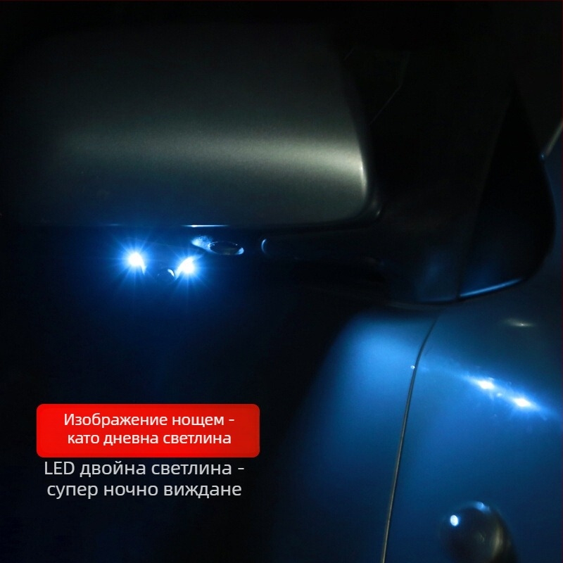 Камера за слепи зони на автомобил с дясна гледка и преден/заден страничен изглед, 12V, 360° настройка, резолюция 480×272, AV сигнал, 6W