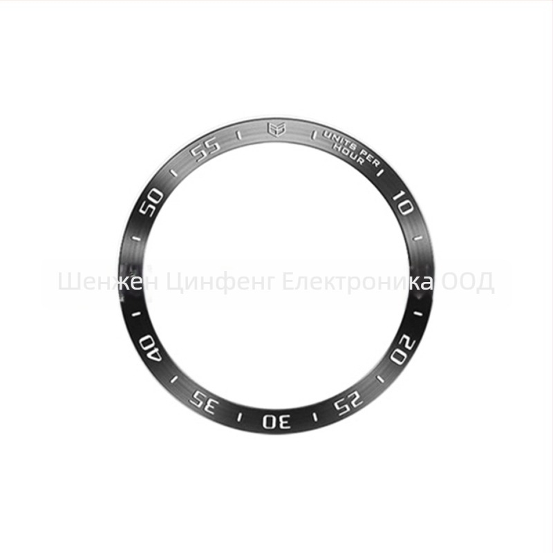 Безел пръстен от неръждаема стомана за Samsung Watch6 Classic, съвместим с 43/47 мм, без закопчалка, 10 g