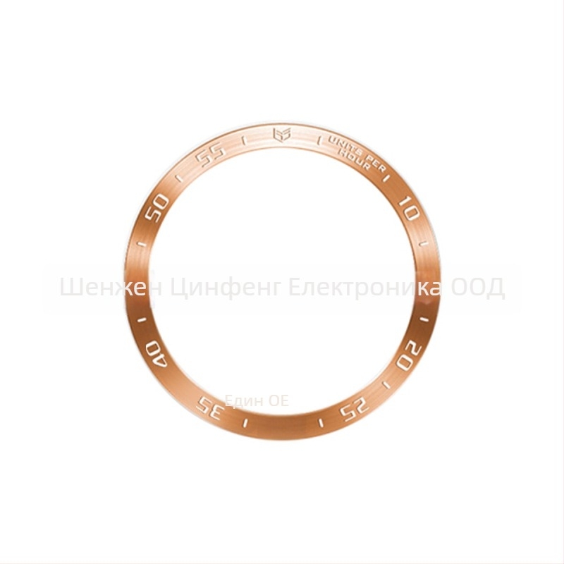 Безел пръстен от неръждаема стомана за Samsung Watch6 Classic, съвместим с 43/47 мм, без закопчалка, 10 g