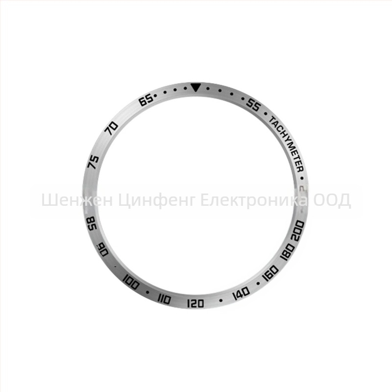 Безел пръстен от неръждаема стомана за Samsung Watch6 Classic, съвместим с 43/47 мм, без закопчалка, 10 g