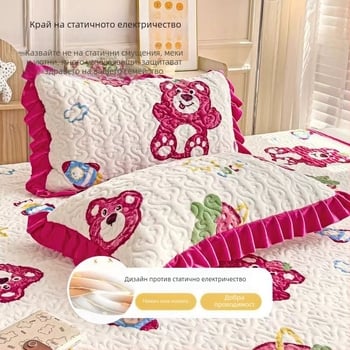 Калъф за възглавница от полиестерни влакна, 40 нишки, печат, боядисване на прежда и други, реактивно боядисване, модерен минималистичен стил