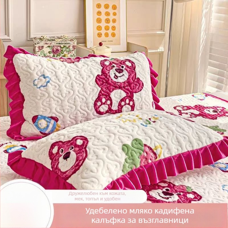 Калъф за възглавница от полиестерни влакна, 40 нишки, печат, боядисване на прежда и други, реактивно боядисване, модерен минималистичен стил