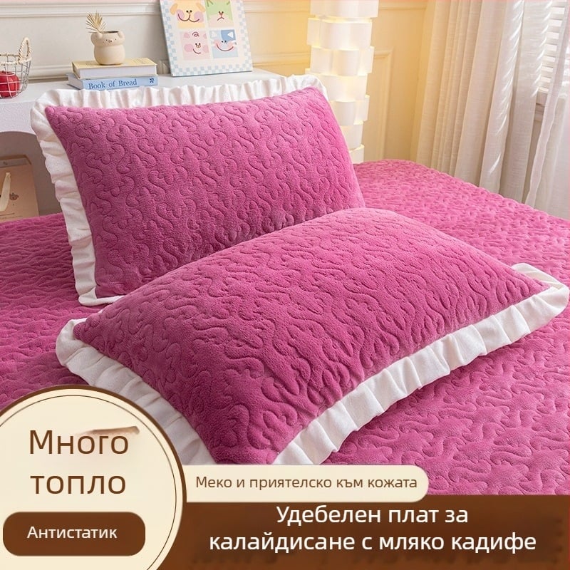 Калъф за възглавница от полиестерни влакна, 40 нишки, печат, боядисване на прежда и други, реактивно боядисване, модерен минималистичен стил