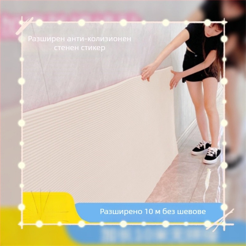 Мека стенна облицовка за защита на стени и колони в спортни зали и детски градини, материал: тъкан, стил: корейски, модел: solid, без персонализация