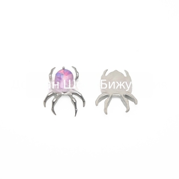 Пирсинг бижута - титаниева сплав, с циркониево кристалче, унисекс дизайн, серия Принцеса