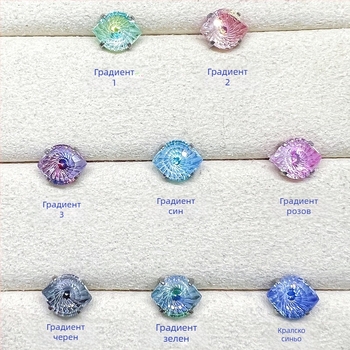 Пиърсинг бижута от титановата сплав – очен дизайн: Дяволско око, Сатанинско око и Ангелско око с циркон 5A (F136); диамантена обработка, унисекс, нишов стил