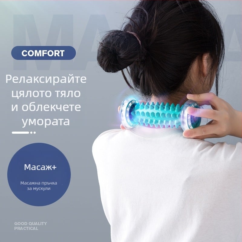 Колело за масаж на ръце и стъпала, 17×7 см, 350 г, произход Yiwu, отпечатан логотип, персонализация