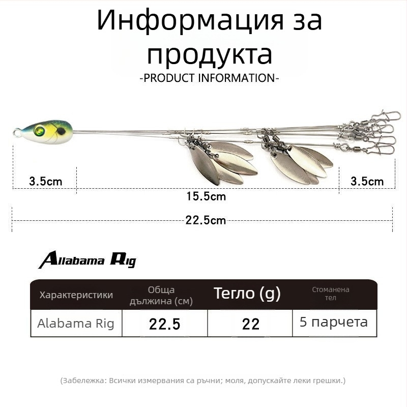Морски риболов: два комплекта по осем пайети меки примамки, фалшива/бионична примамка, ABS материал