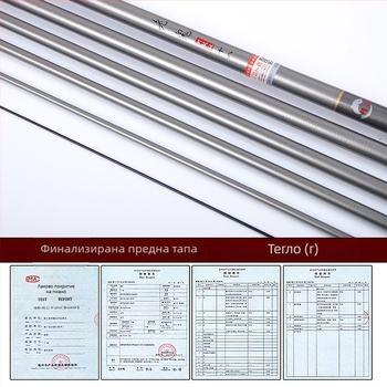 Карбонова въдица за риболов – ултра лека, ултра твърда, многочастов комплект за карп и карась