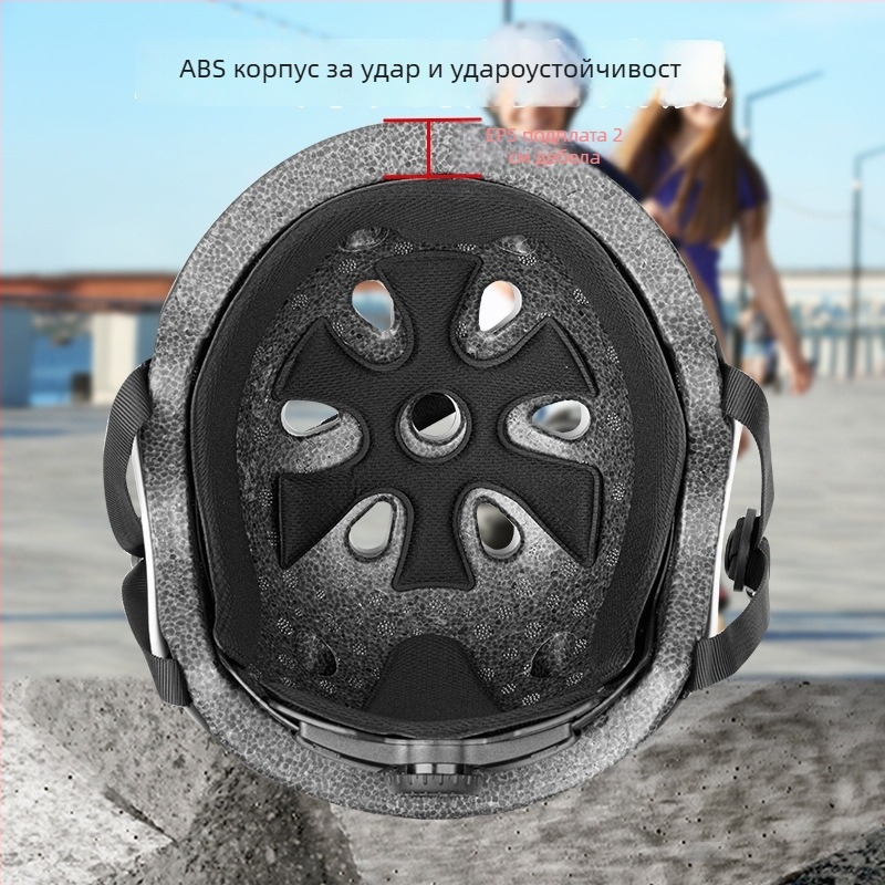 Детска каска за велосипед и скутер – регулируема полусферична каска, ABS+EPS, за деца, персонализиран дизайн