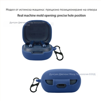 Калъф за защита на слушалки Jizhi за Soundcore P40i, прозрачен TPU, съвместим със Soundcore Sound Wide серия; материали: имитационна кожа, силикон, TPU, течен силикон; процес: инжекционно формоване