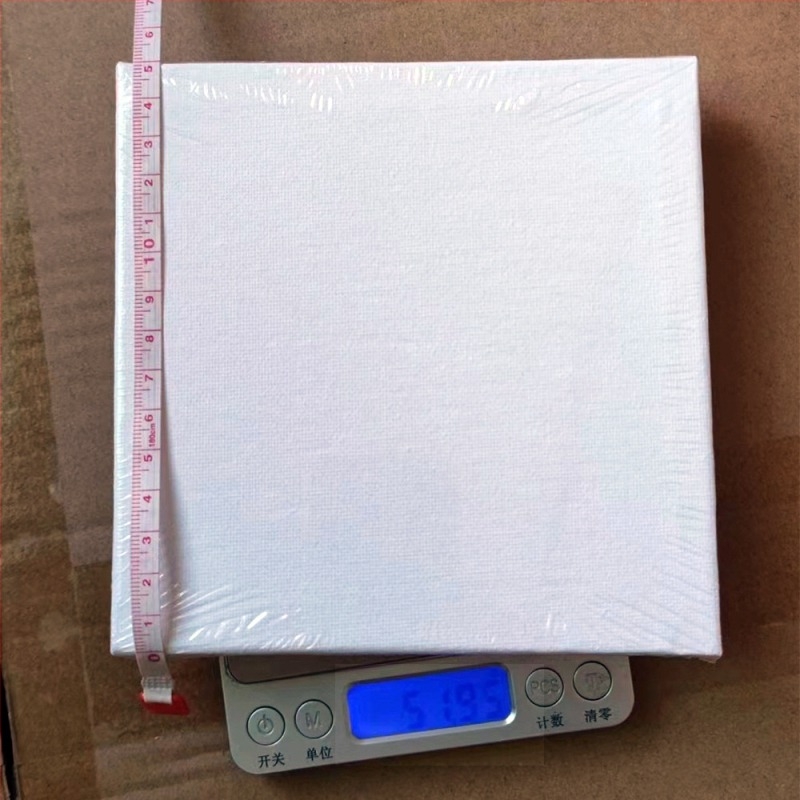 Дървена квадратна мини рамка за рисуване с мольберт за детска DIY акрилна живопис