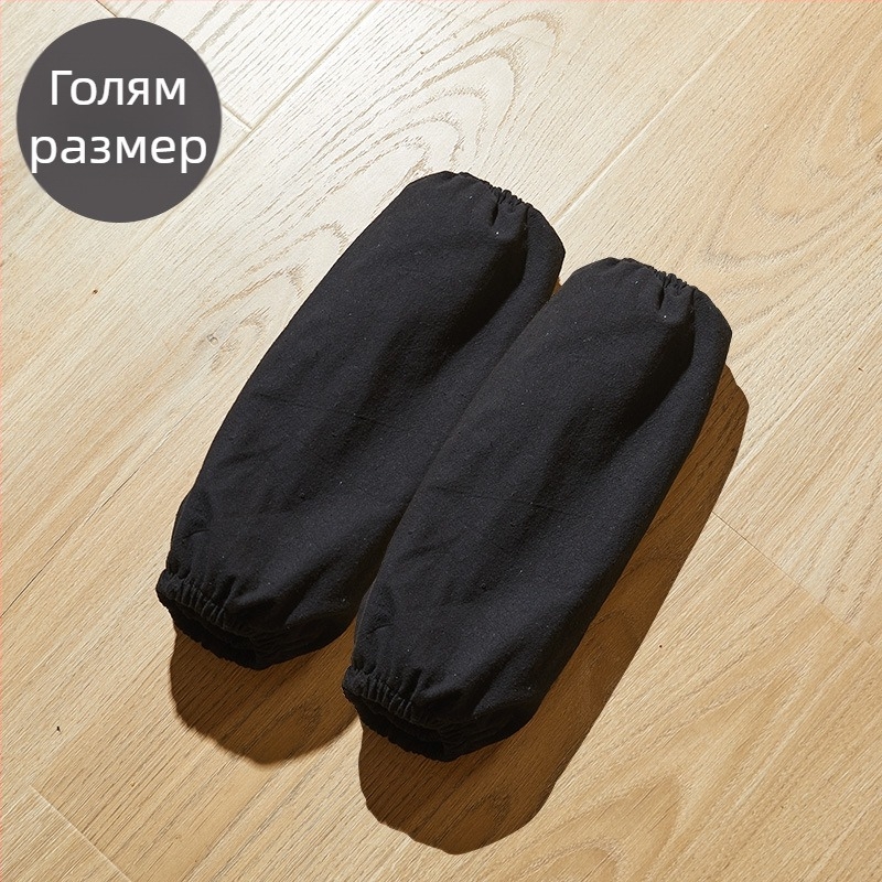 Престилка с ръкави от памук и лен – против замърсяване, семпъл стил за работа