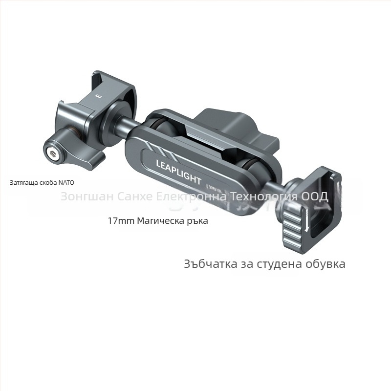 LEAPLIGHT Метален настолен държач-манипулатор, разширяем, универсален за телефони, таблети и камери — алуминиев сплав