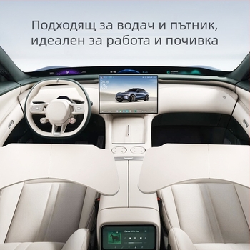 Coolness ABS автомобилна сгъваема малка маса – многофункционална маса за офис и хранене, съвместима с Xiaomi Yu7/SU7 (модел: Малка маса)