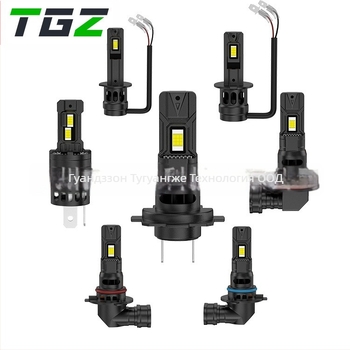 Комплект LED фар за предна светлина на автомобил — мулти-моделна съвместимост (H1/H3/H4/H7/H11/9005/9006/9012), 6000K, 35W, 12-24V, IP67