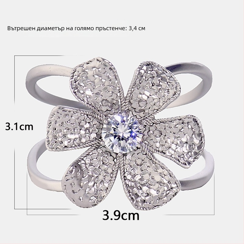 Обков за колан за палто и шал – сплав, матов финиш, женски минималистичен стил, циркониево вграждане, електроплакиран