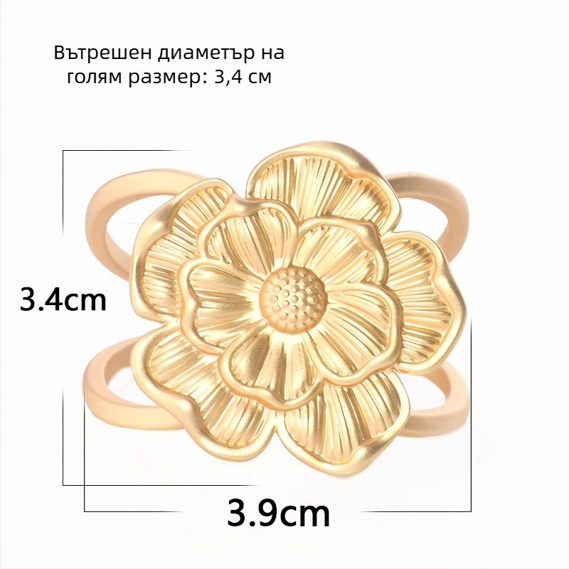 Обков за колан за палто и шал – сплав, матов финиш, женски минималистичен стил, циркониево вграждане, електроплакиран