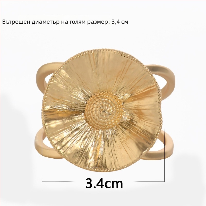 Обков за колан за палто и шал – сплав, матов финиш, женски минималистичен стил, циркониево вграждане, електроплакиран