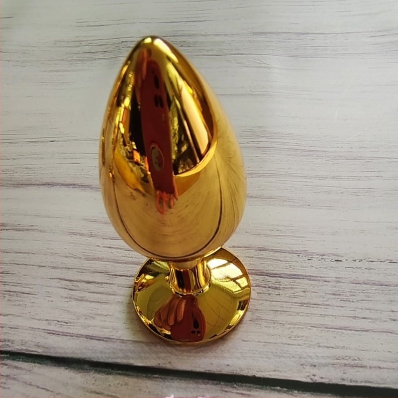 Анална тапа с махаща се лисица опашка – Материал: сребърна алуминиева сплав или златна алуминиева сплав – За възрастни