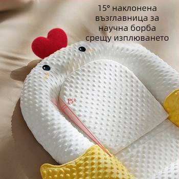 Бебешко спално гнездо за новородени — пълнител: памук; текстил: 100% памук; позициониране: бебе; без персонализация; категория: матрак/одеяло