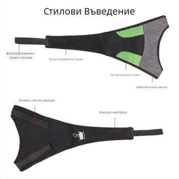 Велосипедна потозащитна лента, полиестер, сензорно съвместима, унисекс, DRCK HROS, персонализирана обработка