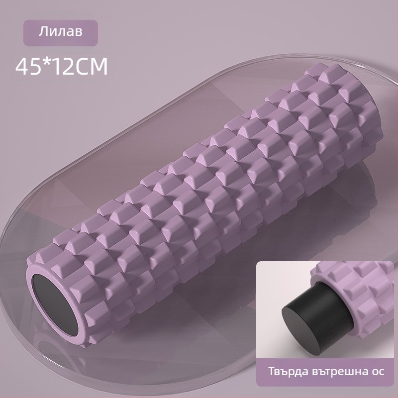 Плътен пенопластов валяк със шипове, валяк за масаж на гърба, йога оборудване, XINJIFU, PVC вътрешна тръба, EVA външен слой