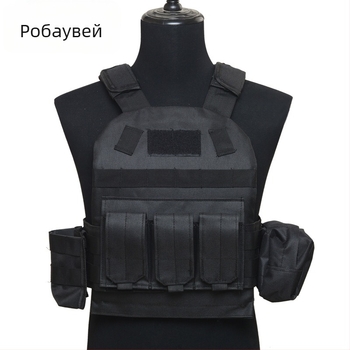 Детска тактическа жилетка: лека, камуфлажен принт, дишаща, водоустойчива