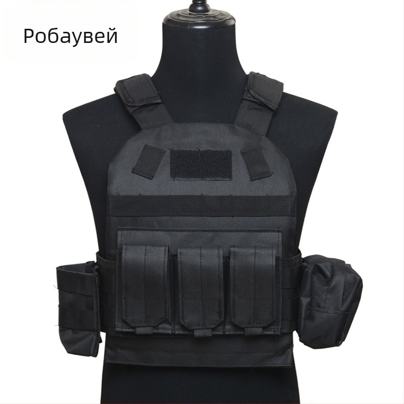 Детска тактическа жилетка: лека, камуфлажен принт, дишаща, водоустойчива