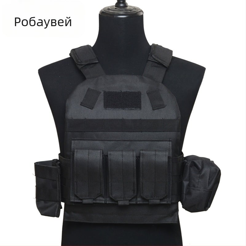 Детска тактическа жилетка: лека, камуфлажен принт, дишаща, водоустойчива