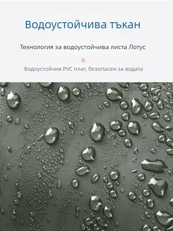 PVC риболовно облекло: водоустойчиви панталони за цялото тяло и дъждобран, 2 джоба, без жилетка