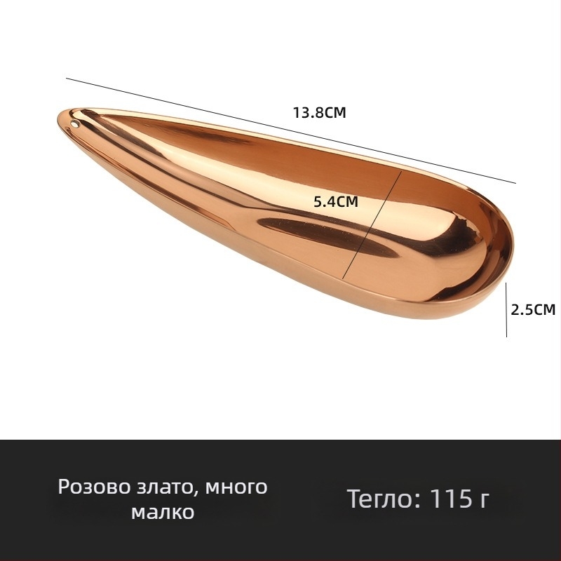 Zhuo Jin плодово плато от неръждаема стомана, десертно сервиране, модерен стил, първокласно качество, лицензирана частна марка