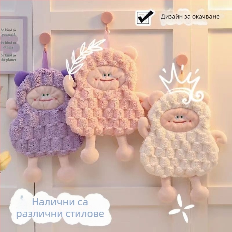 Кухненска ръчна кърпа (микрофибър, 150D, удебелена, подгъв, бързосъхнеща)