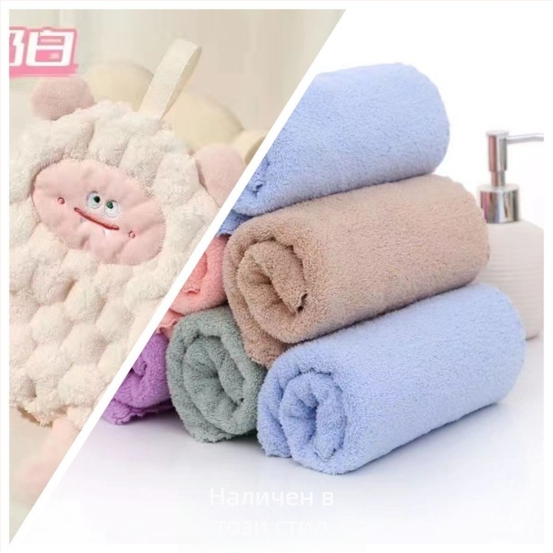 Кухненска ръчна кърпа (микрофибър, 150D, удебелена, подгъв, бързосъхнеща)