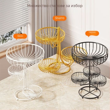 MUGG стелаж за плодова кошница, многоетажен настолен дисплей за плодове, прост стил, материал: Друг, лансиран: 2025-07-03