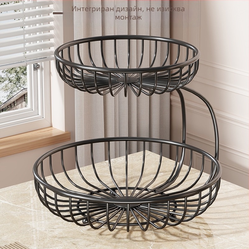 MUGG стелаж за плодова кошница, многоетажен настолен дисплей за плодове, прост стил, материал: Друг, лансиран: 2025-07-03