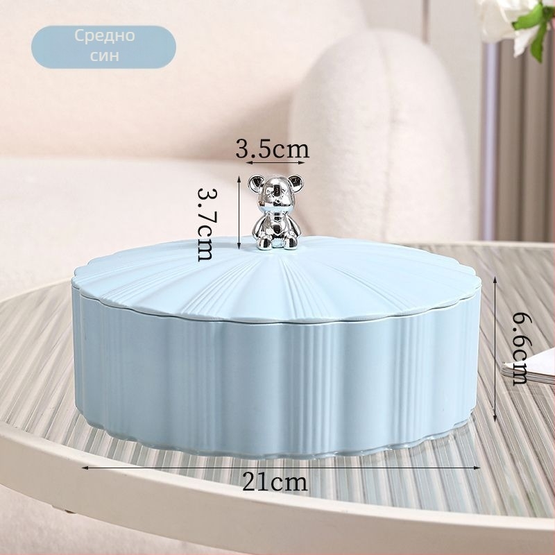 Чиния за плодове с капак — опростен стил за съхранение на сушени плодове и ядки