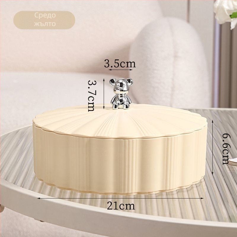 Чиния за плодове с капак — опростен стил за съхранение на сушени плодове и ядки