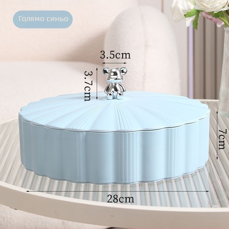 Чиния за плодове с капак — опростен стил за съхранение на сушени плодове и ядки