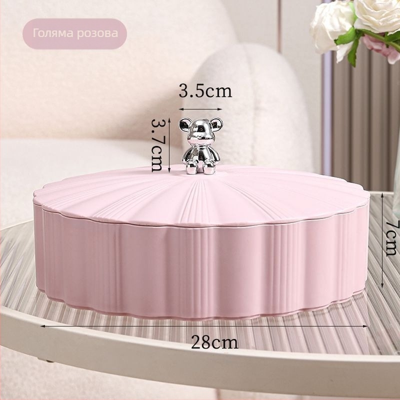 Чиния за плодове с капак — опростен стил за съхранение на сушени плодове и ядки