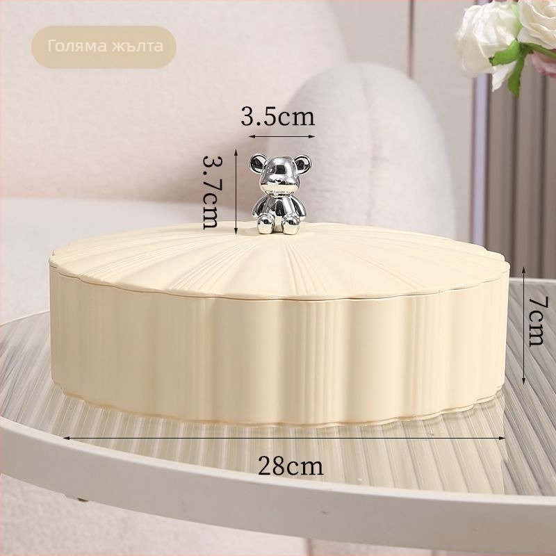 Чиния за плодове с капак — опростен стил за съхранение на сушени плодове и ядки