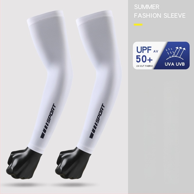 Лятни ръкави с UV защита, ледена коприна, нейлон-спандекс смес, тънки и дишащи