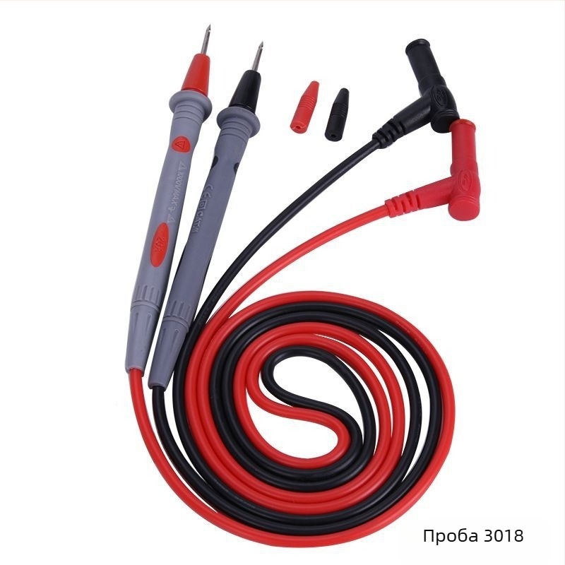 Мултицет тестов проводник с изострен връх, цифров дисплей, златно покритие, 1000V, 10A, 20A