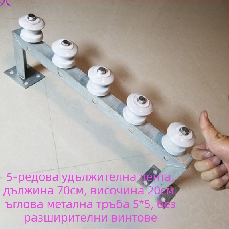 Стенно монтиран държач за кабели за електрическа инсталация и временен кабелен стелаж
