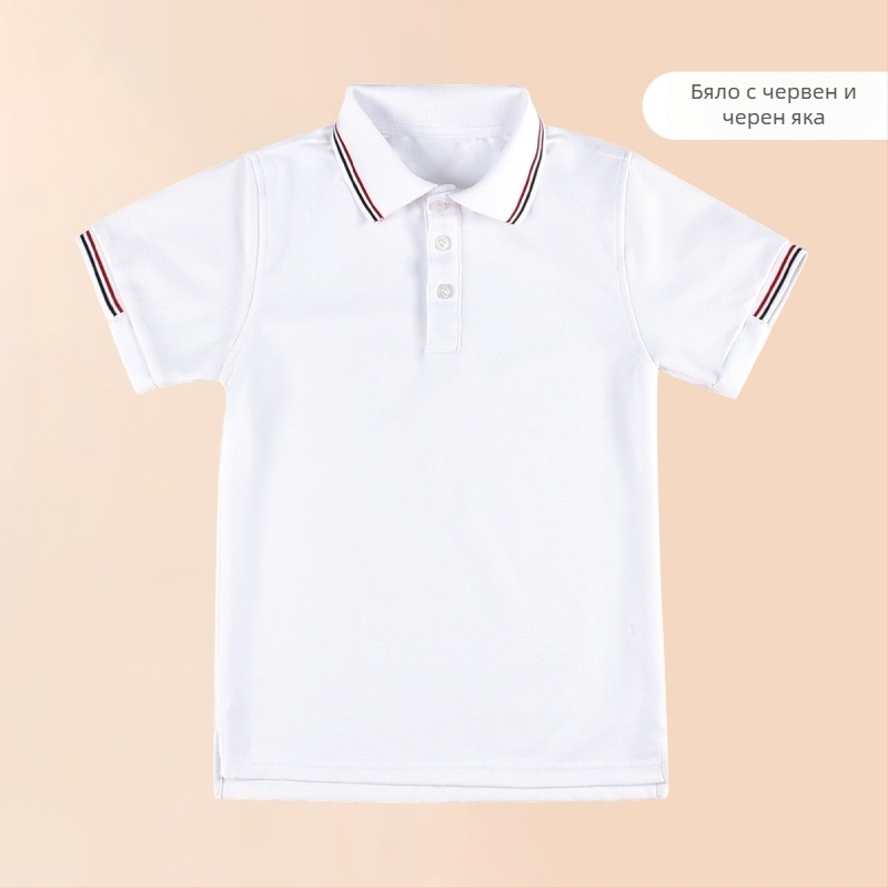 Поло риза от памук за лято 2024, райета или едноцветна шарка, за деца над 140 см.