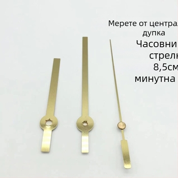 Кварцов часовников механизъм с метална обвивка и часови стрелки • марка Clock hand • движение: кварц • опаковка: 500 броя