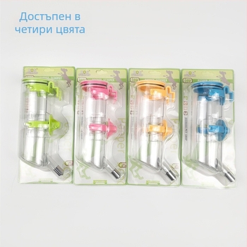 Автоматична висяща чаша за вода за домашни любимци — пластмасова, подходяща за кучета и котки, марка Dog overlord