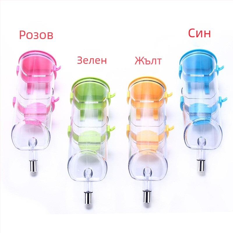 Автоматична висяща чаша за вода за домашни любимци — пластмасова, подходяща за кучета и котки, марка Dog overlord